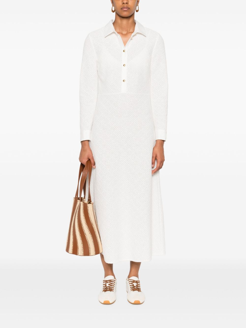 [Celine] Long sleeve dress FW25 RR0BY046497IV