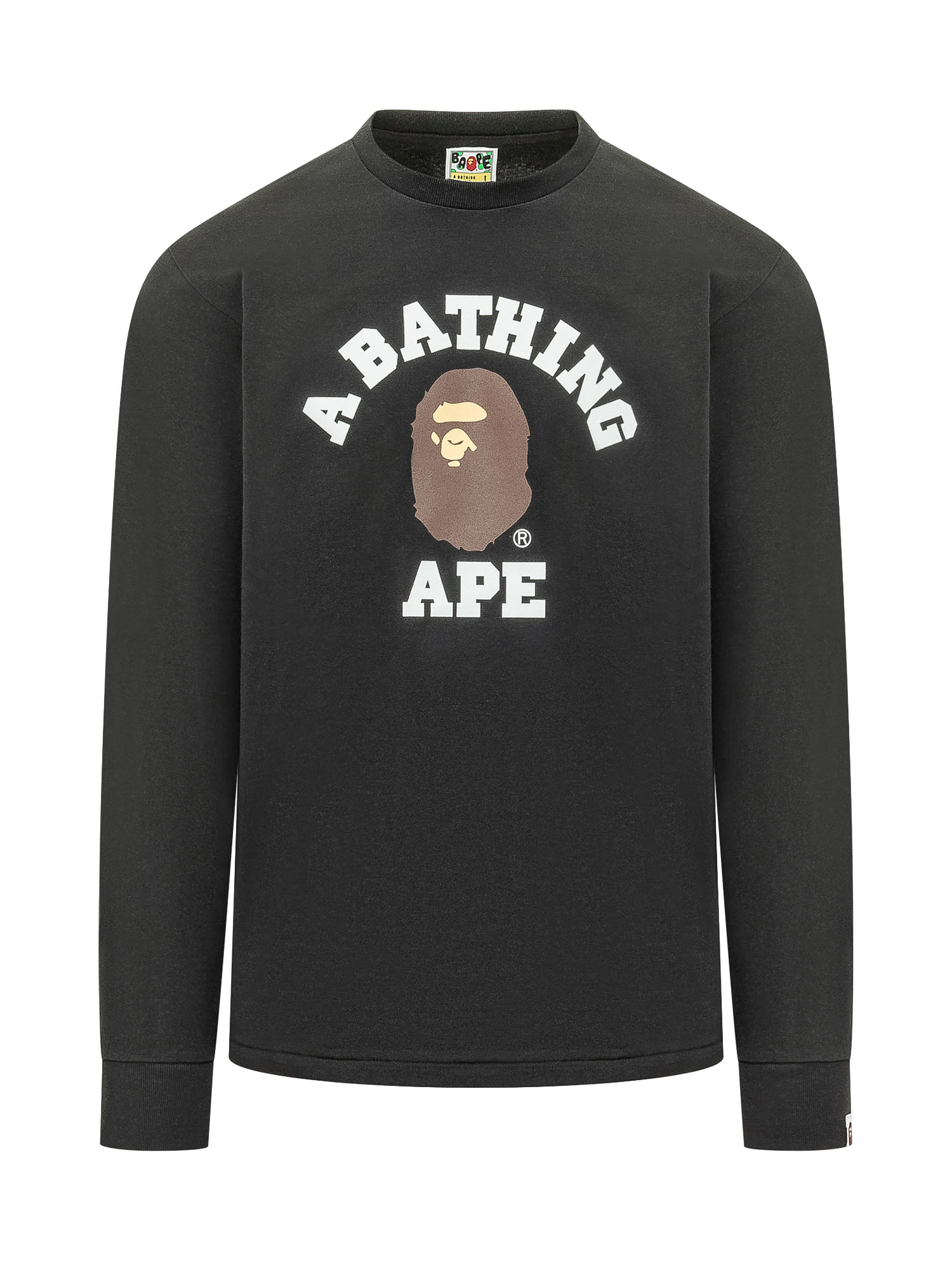 [BAPE] T-shirts Long Sleeve SS26 001LTM301011M BLACK
