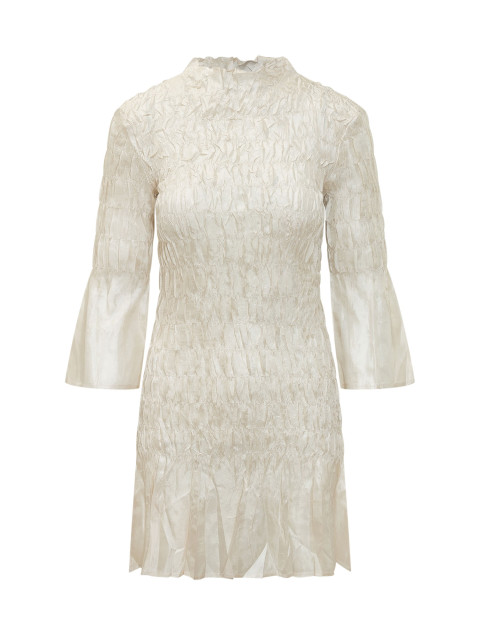 [GONGDID DESIGN] Long sleeve dress SS26 GD222 CHAMPAGNE