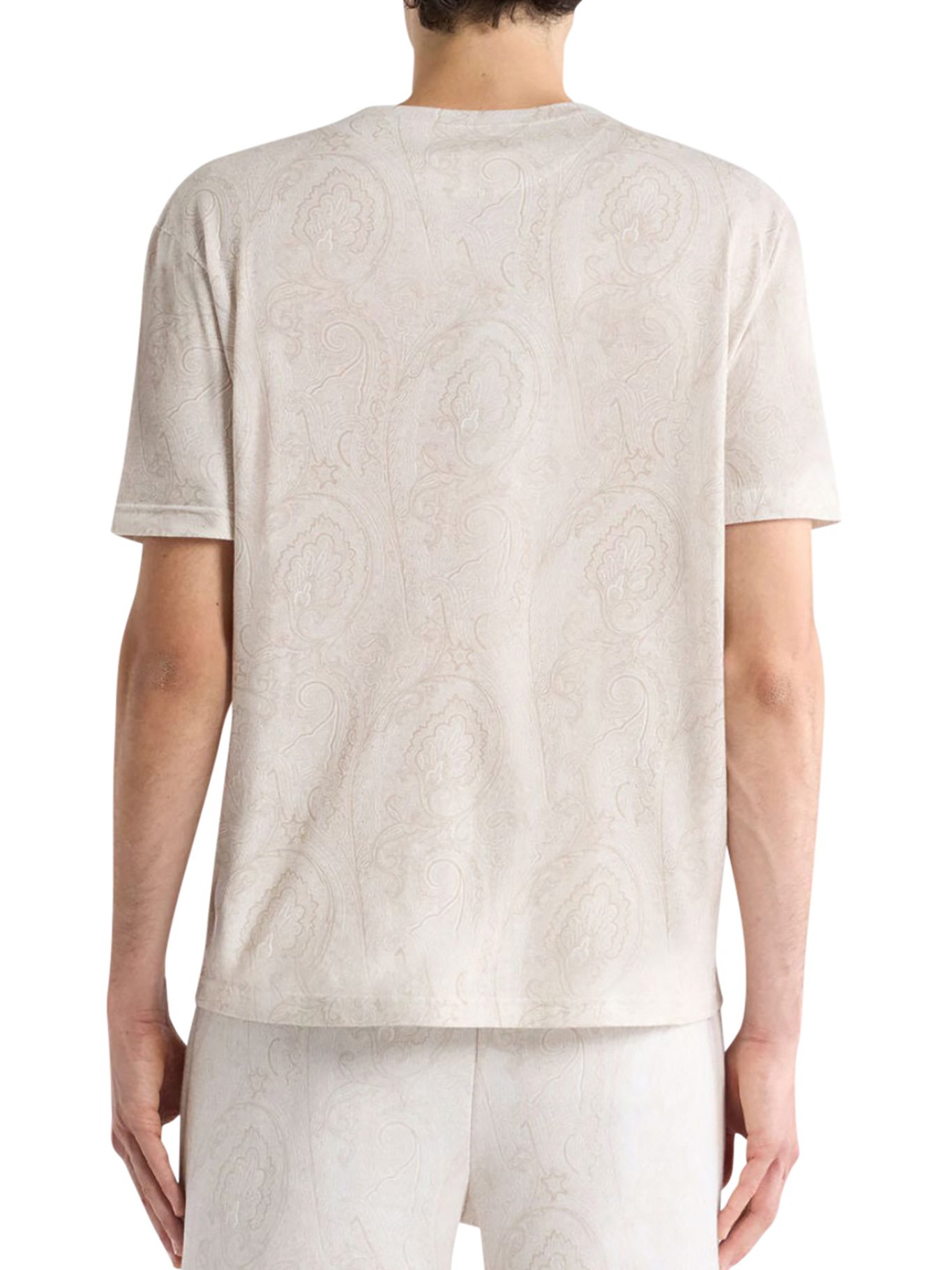 [Etro] T-shirts Short Sleeve FW26 MRMA0002AK17DM0096 ECRU