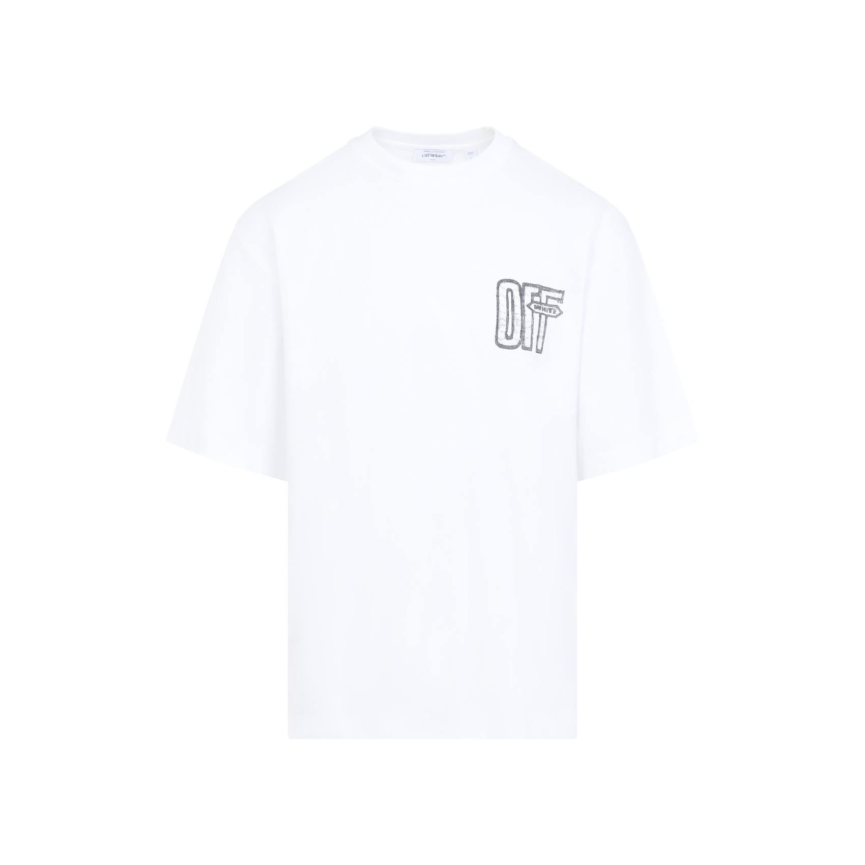 [Off-White] T-shirts Short Sleeve FW26 44MAA120F26J00Y100
