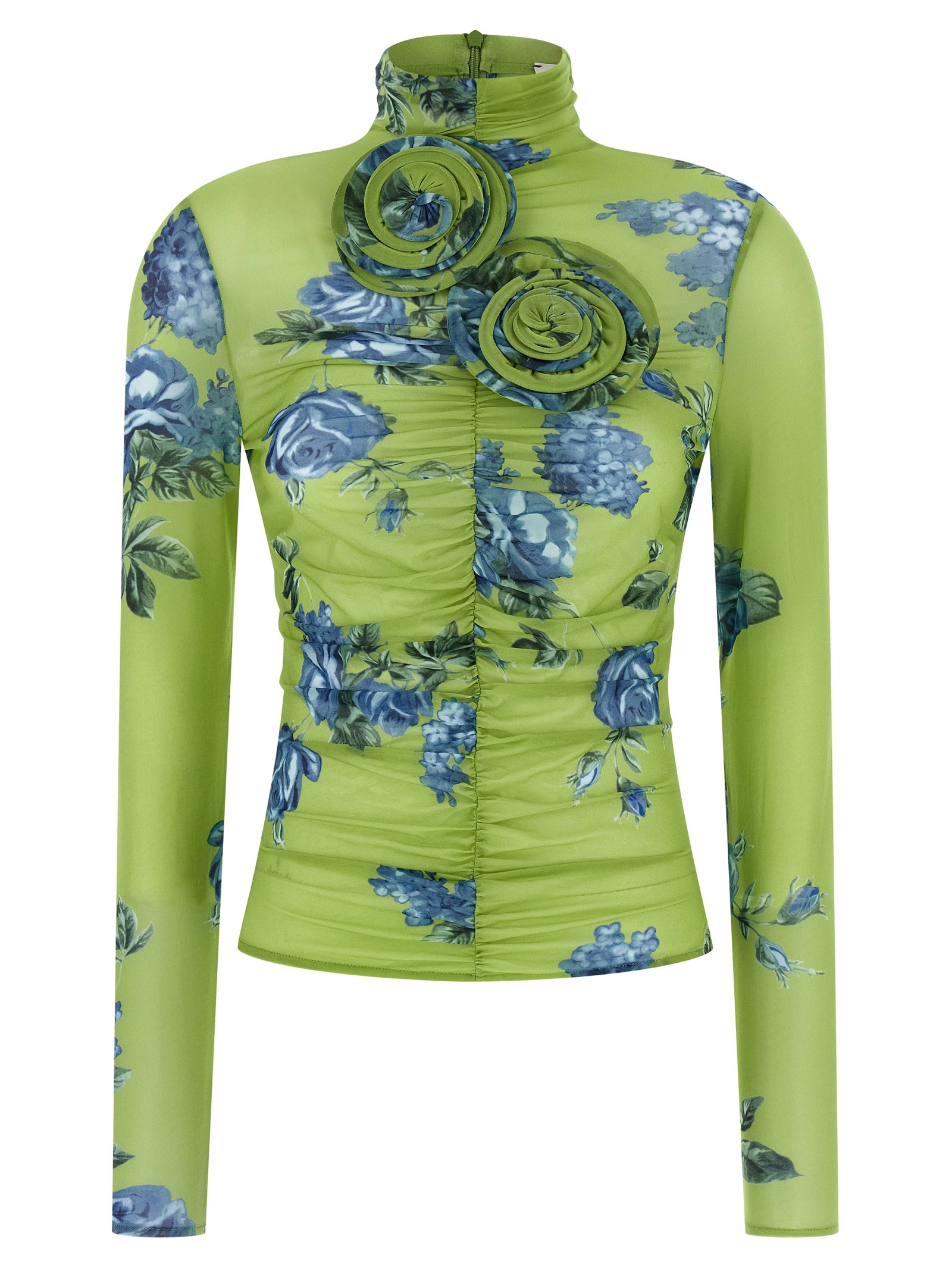 [MAGDA BUTRYM] T-shirts Long Sleeve FW25 214725GREEN