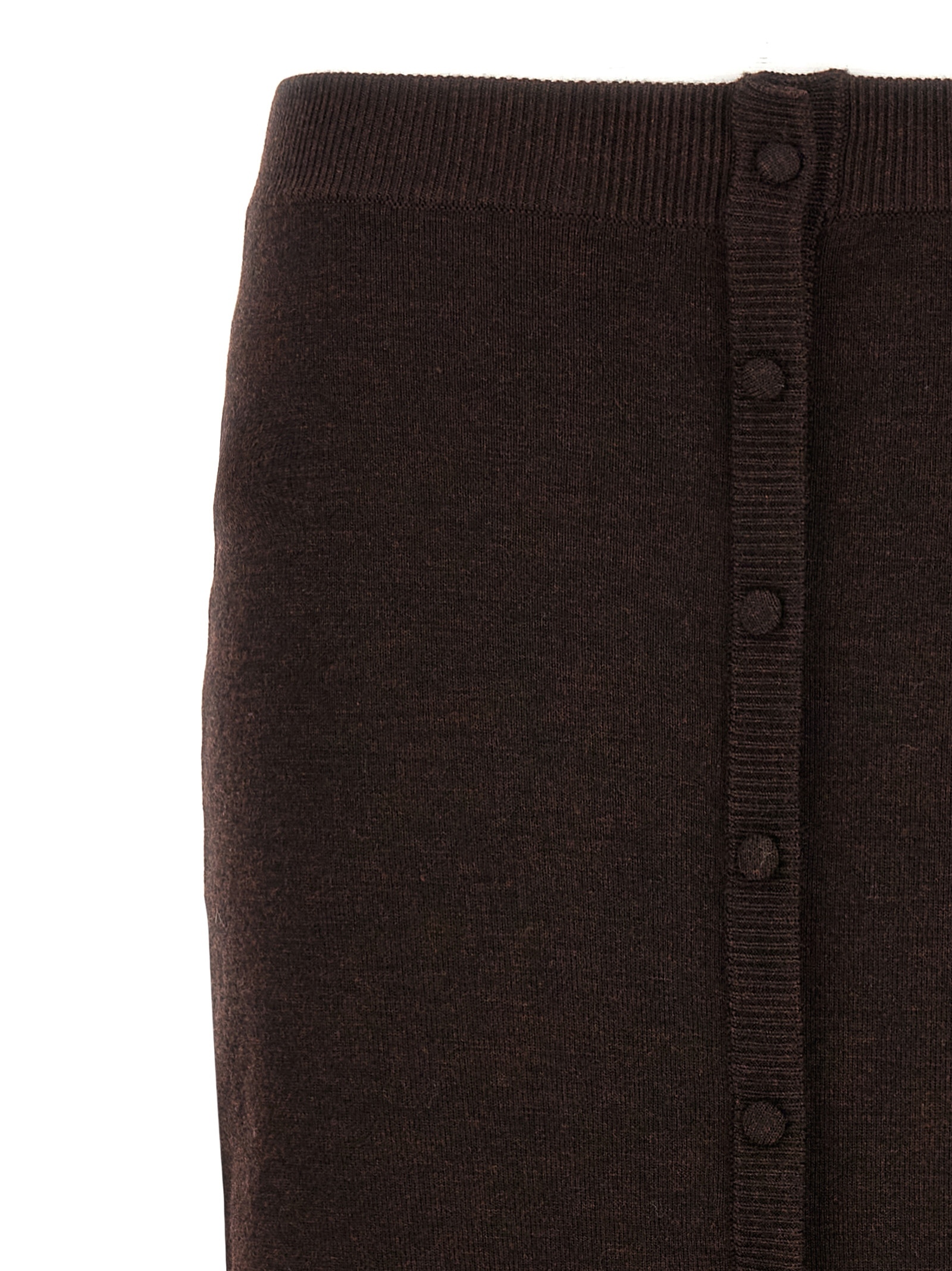 [VICTORIA BECKHAM] Long skirt FW25 1325KSK006604ADARKCHOCOLATE