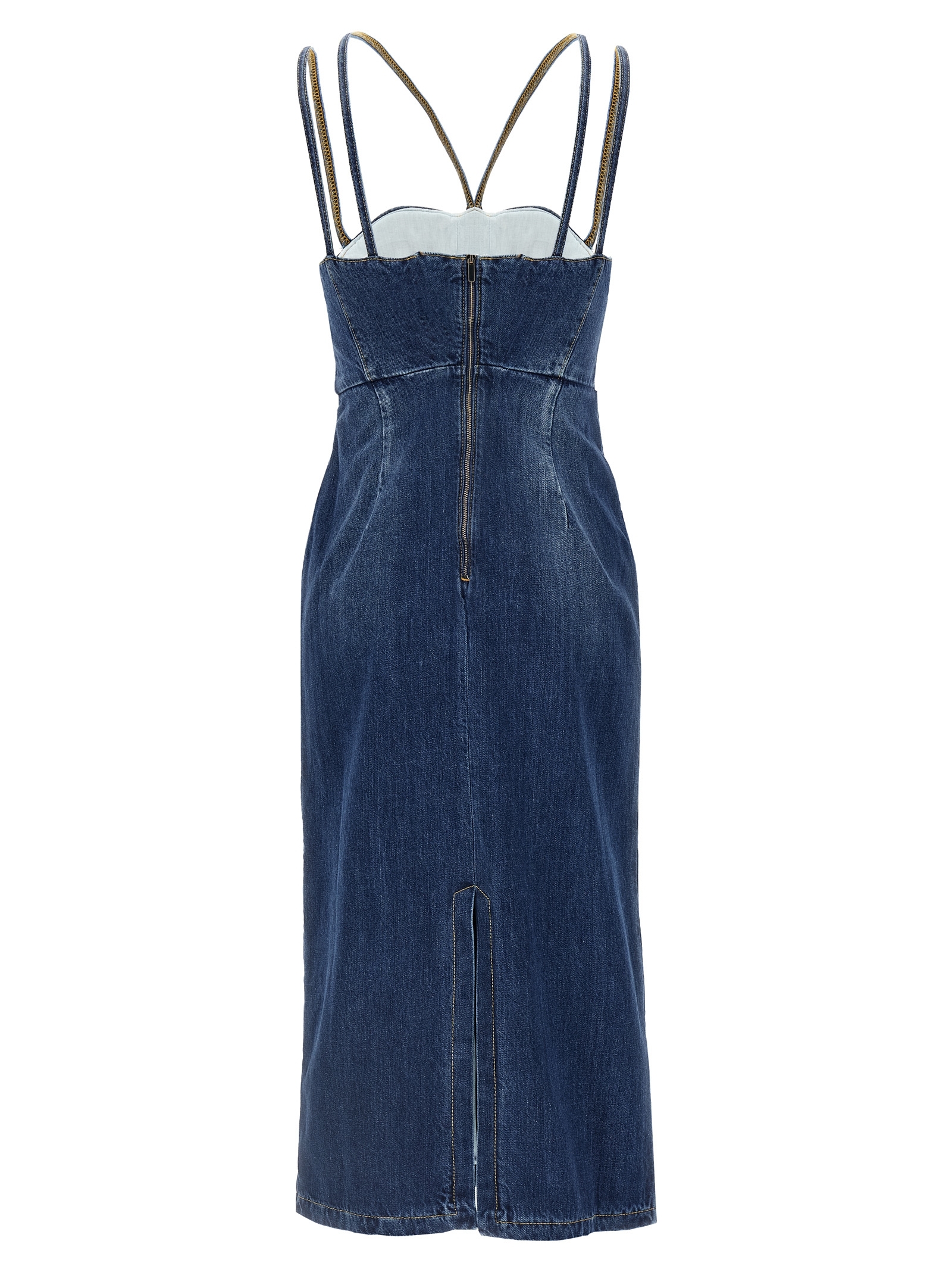 [Nensi Dojaka] Sleeveless dress SS25 NDSS25DEN020BLUEWASH