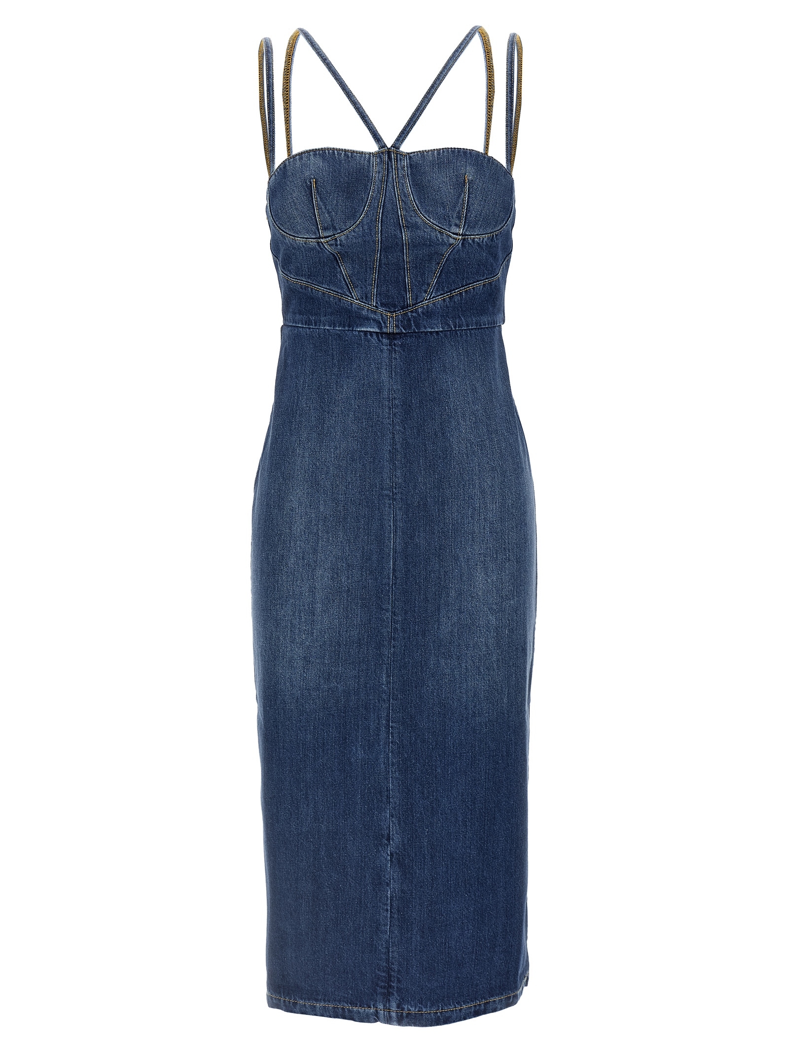 [Nensi Dojaka] Sleeveless dress SS25 NDSS25DEN020BLUEWASH