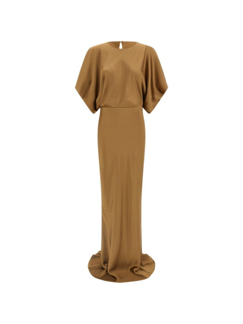 [Norma Kamali] Short sleeve dress SS26 ST4253SAR34870CAMEL