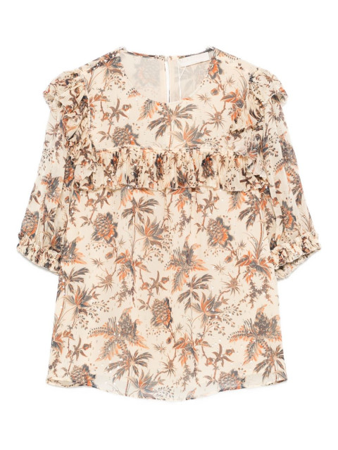 [ULLA JOHNSON] T-shirts Short Sleeve SS26 PS260225CAM