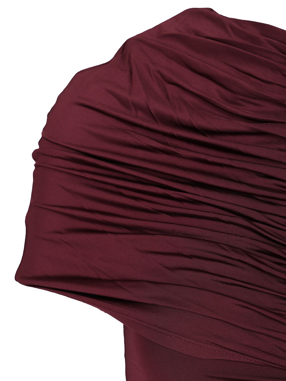 [Self-portrait] Short sleeve dress CO PF26-098M-BUBURGUNDY