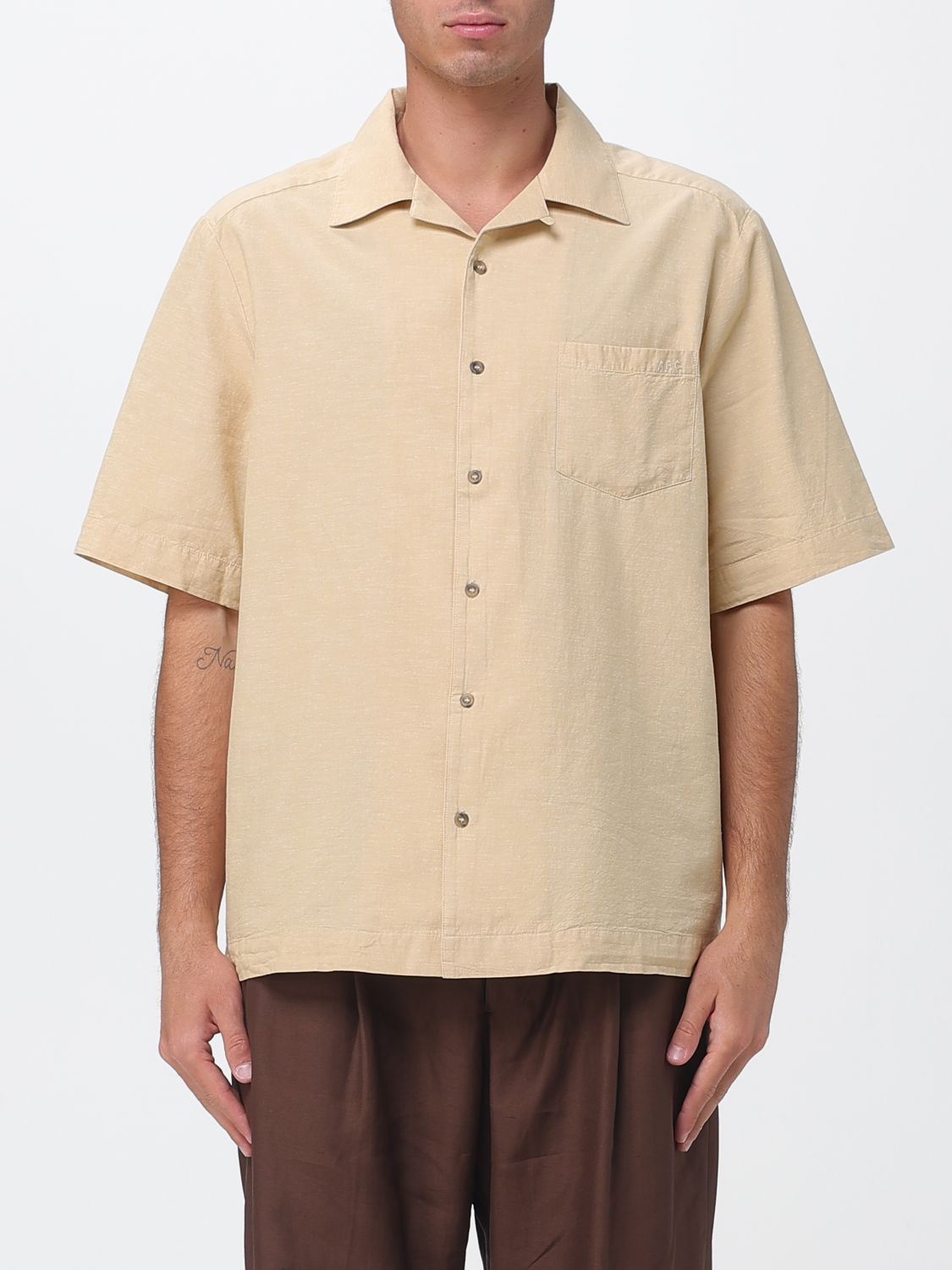 [A.P.C.] Shirts Short Sleeve SS26 COHNNH12649 BAA