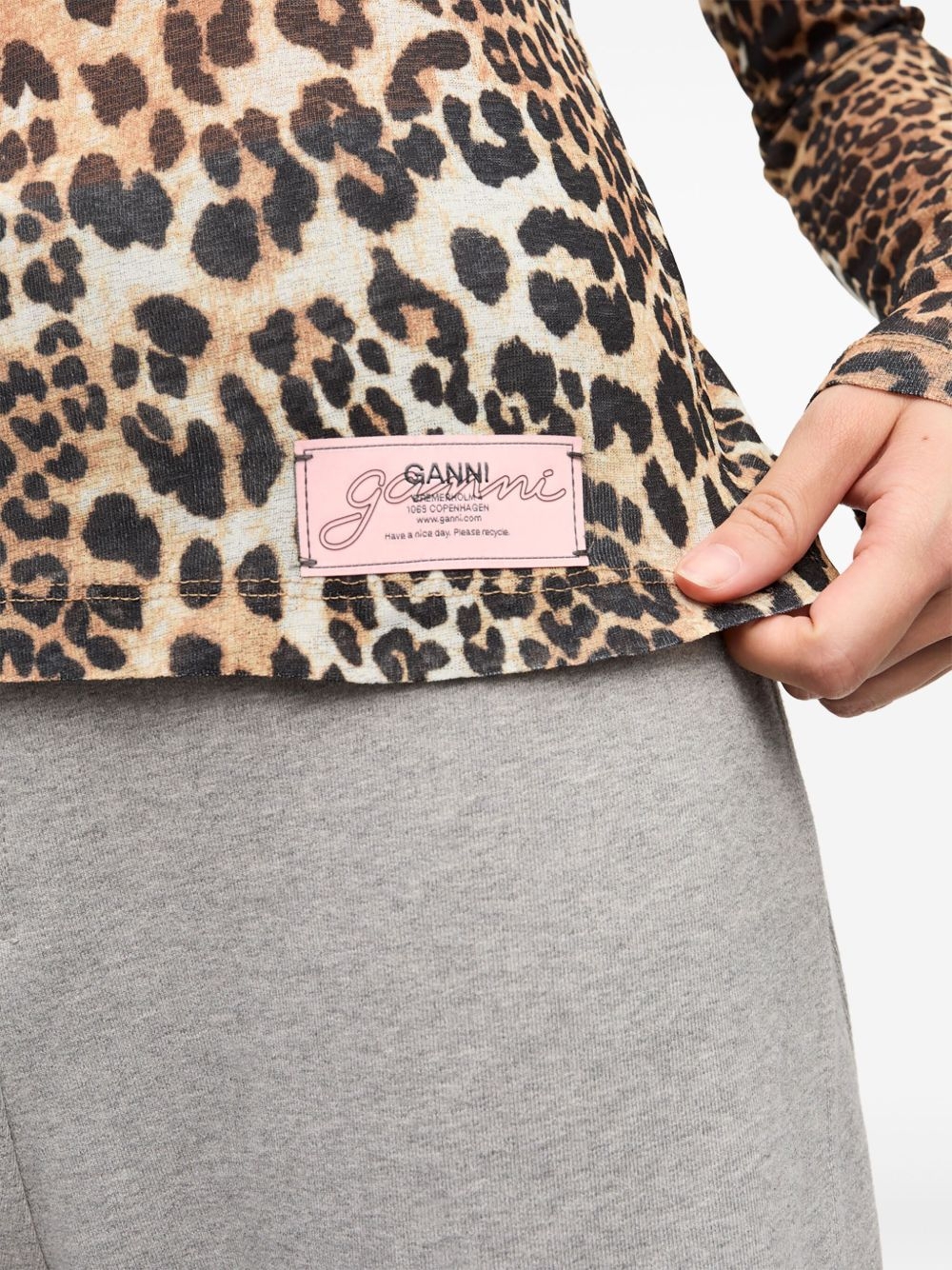 [GANNI] T-shirts Long Sleeve SS26 T4208943