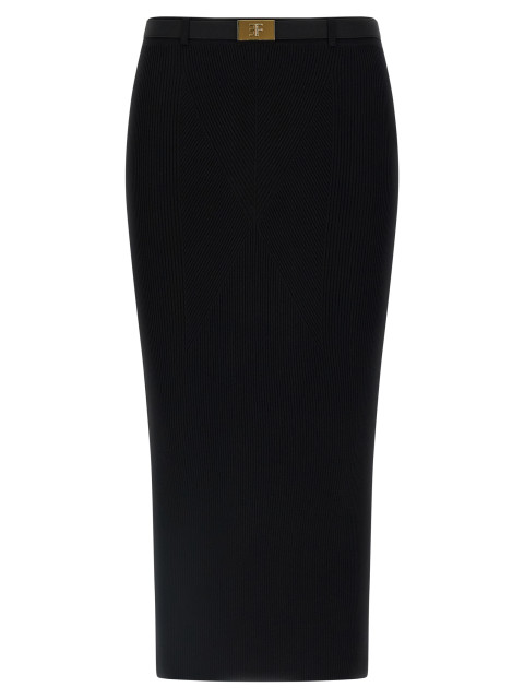 [ELISABETTA FRANCHI] Midi skirt FW25 GK17B56E2110