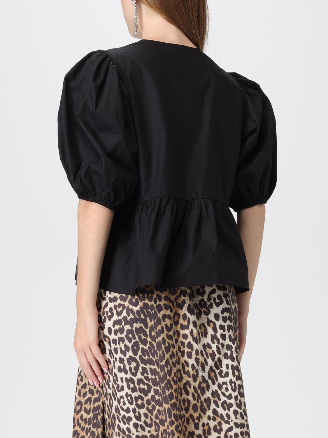 [GANNI] Shirts Short Sleeve SS26 F7364 099
