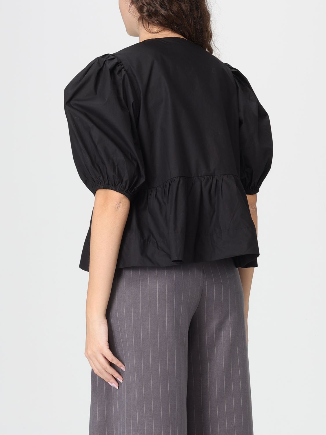 [GANNI] Shirts Short Sleeve SS26 F7364 099