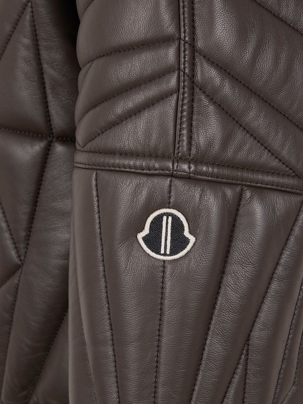 [Moncler X Rick Owens] Leather Jacket SS26 MU01F1A11M8116828