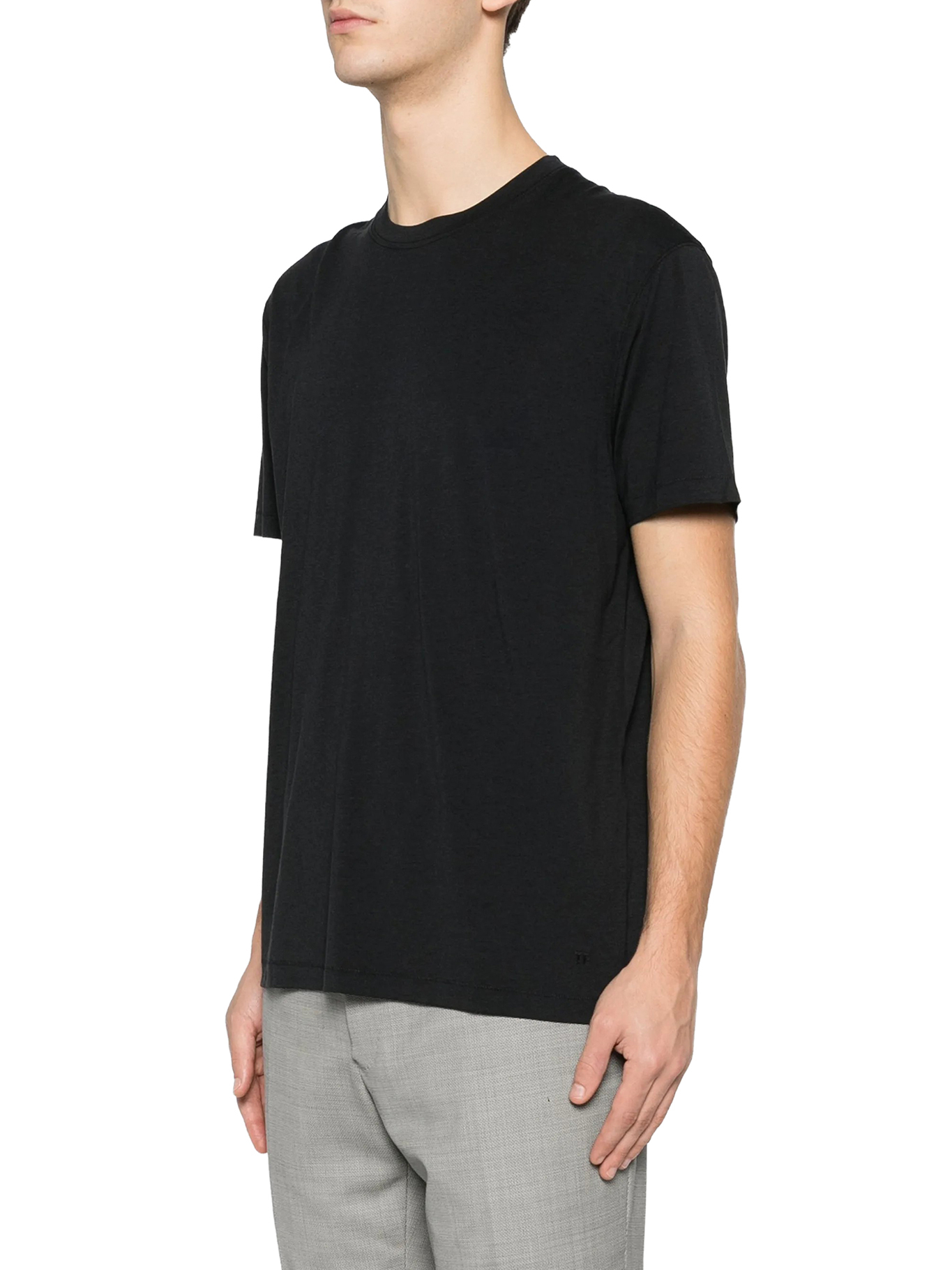 [Tom Ford] T-shirts Short Sleeve FW26 JCS004JMT012NAA BLACK