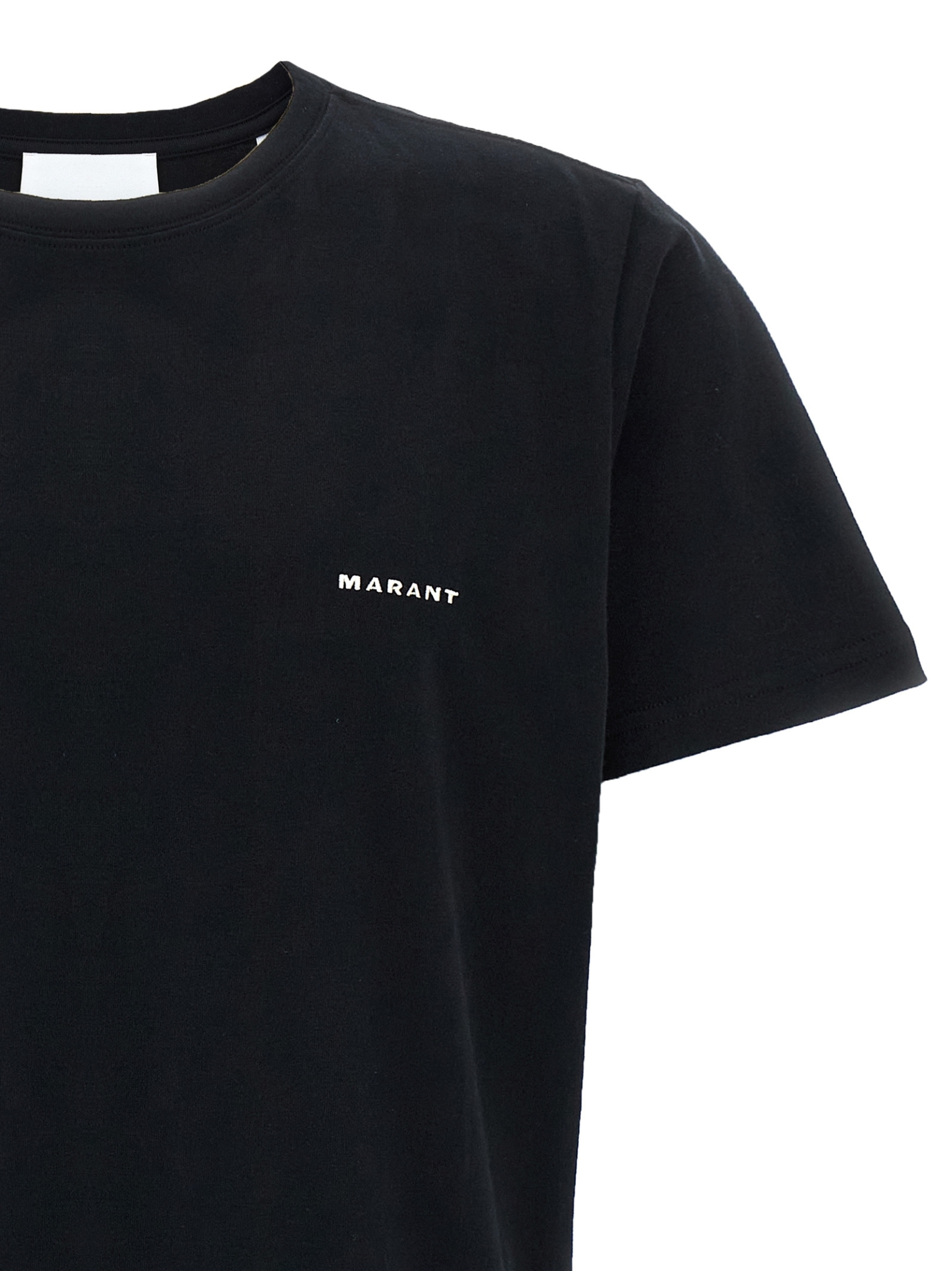[MARANT] T-shirts Short Sleeve FW25 TS0047HAB3N13H01BK