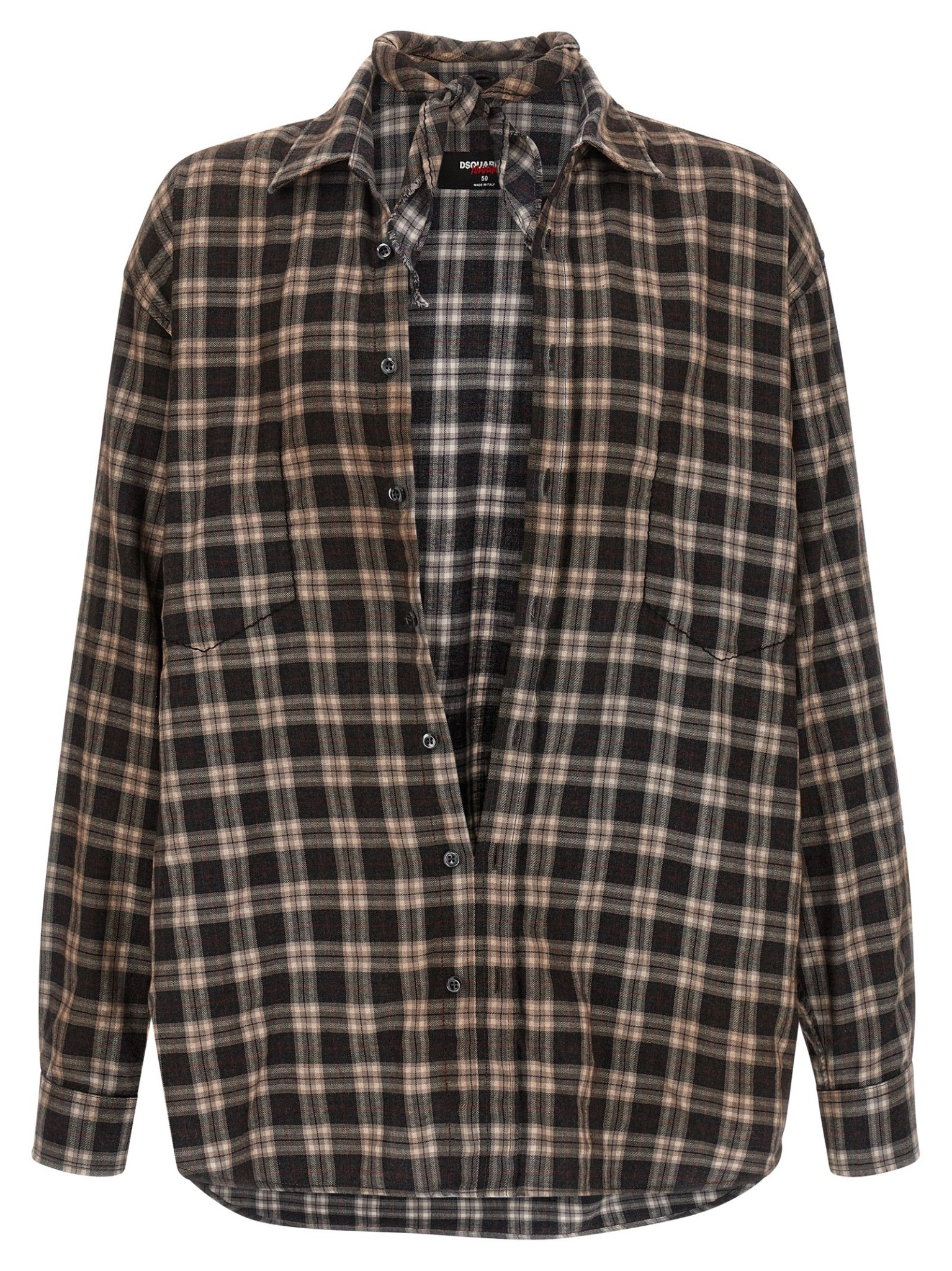 [Dsquared2] Shirts Long Sleeve FW25 S71DM0809D35307002F