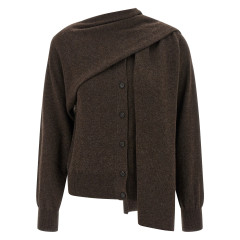 [Ferragamo] Cardigan FW25 785853CLAYMELANGE