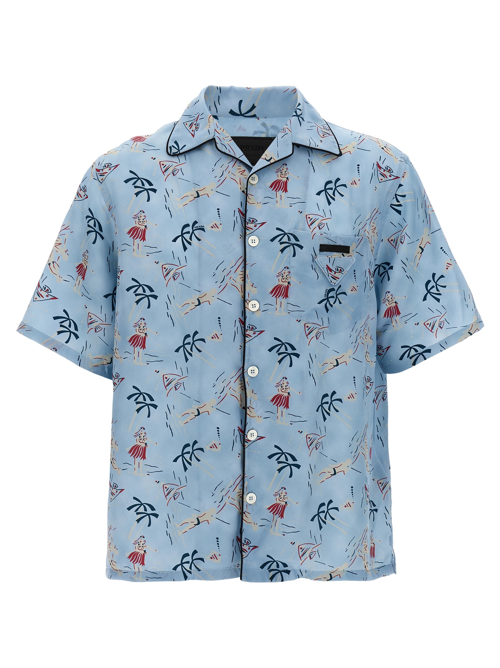 [Prada] Shirts Short Sleeve FW25 UCS524SOOO17OYF0076