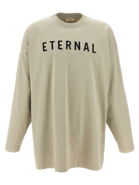[Fear of God] T-shirts Long Sleeve SS25 FGE2505111HWJDOVEGREY