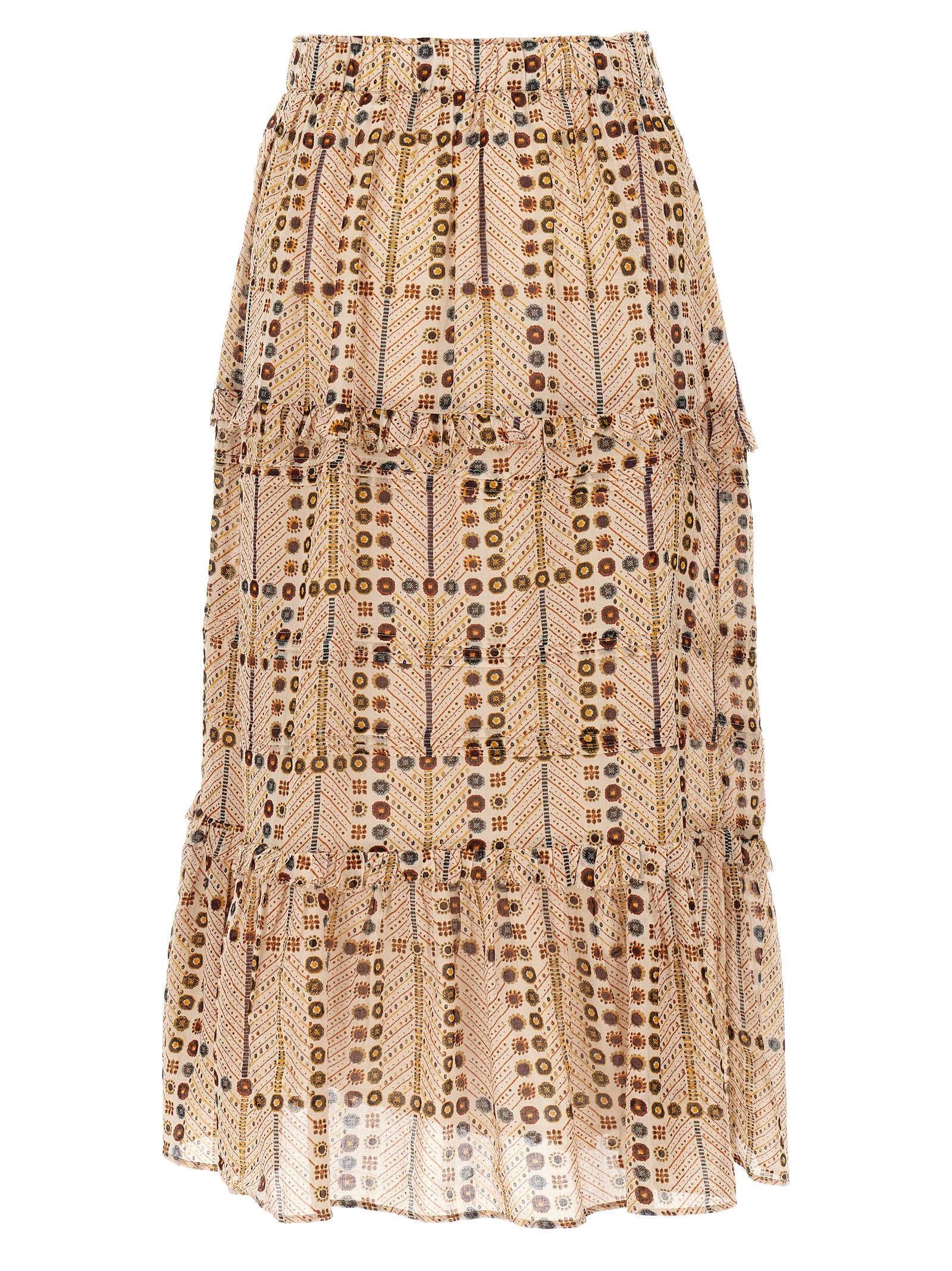 [Marant Etoile] Long skirt SS25 JU0239FAC1J19E23EC