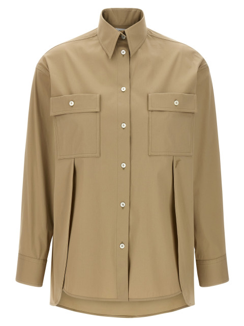 [Ferragamo] Shirts Long Sleeve SS25 780916STONE