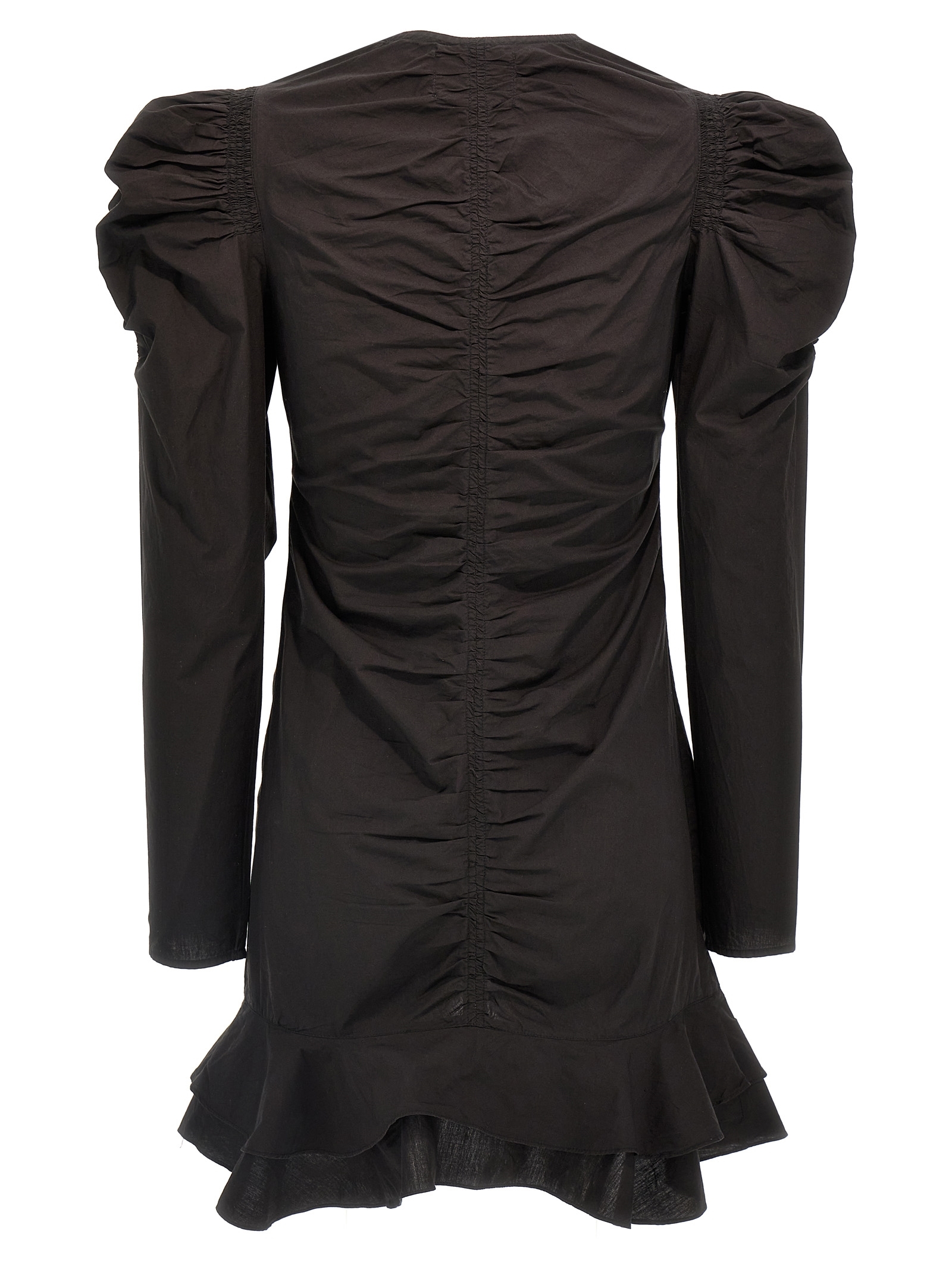 [Marant Etoile] Long sleeve dress SS25 RO0685FAC1J06E01BK