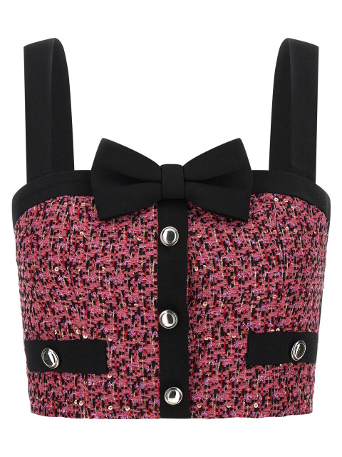 [Alessandra Rich] Tank top FW25 FABX4139F45851917