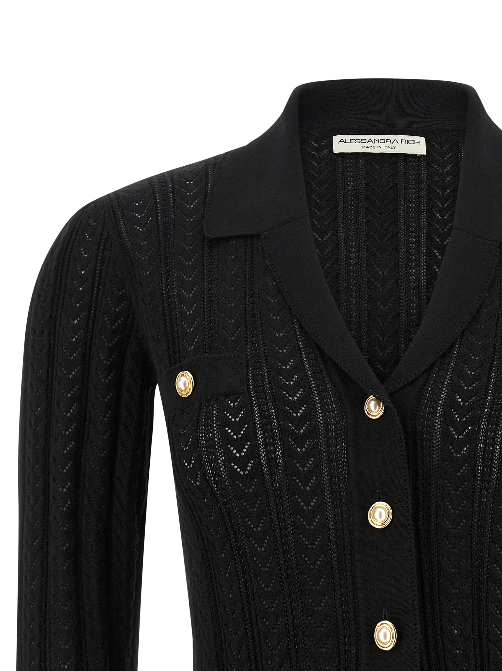 [Alessandra Rich] Cardigan FW25 FABX4169K46010056