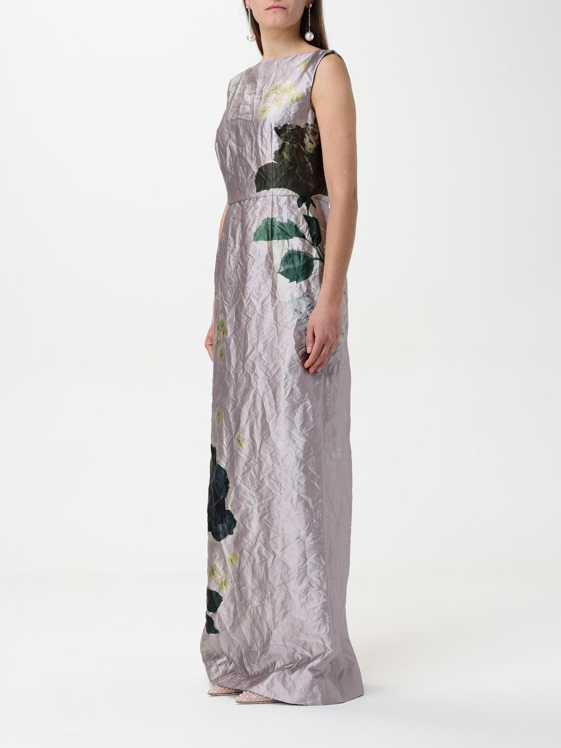 [Erdem] Sleeveless dress SS25 PS25G6LMTS MARGOT FLORAL LILAC