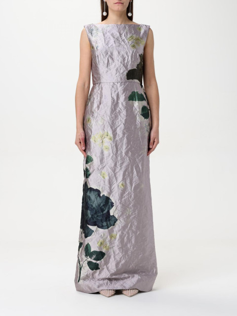 [Erdem] Sleeveless dress SS25 PS25G6LMTS MARGOT FLORAL LILAC
