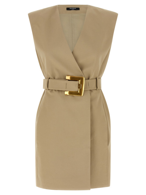 [Balmain] Sleeveless dress SS26 GF1R5168CG430AN