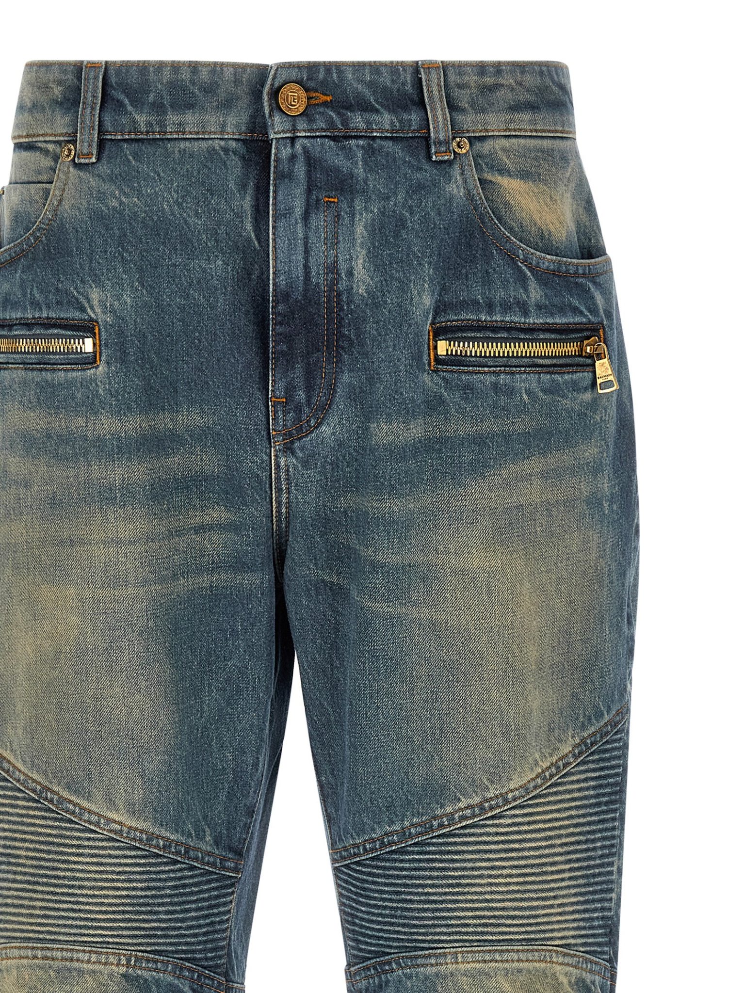 [Balmain] Jeans SS26 GH1MI105DG106AW