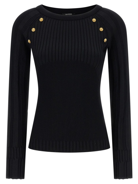 [Balmain] Knitwear SS26 GF1ARA60KJ450PA