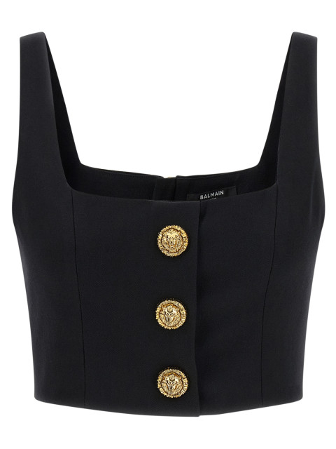 [Balmain] Tank top SS26 GF1AB520WC090PA