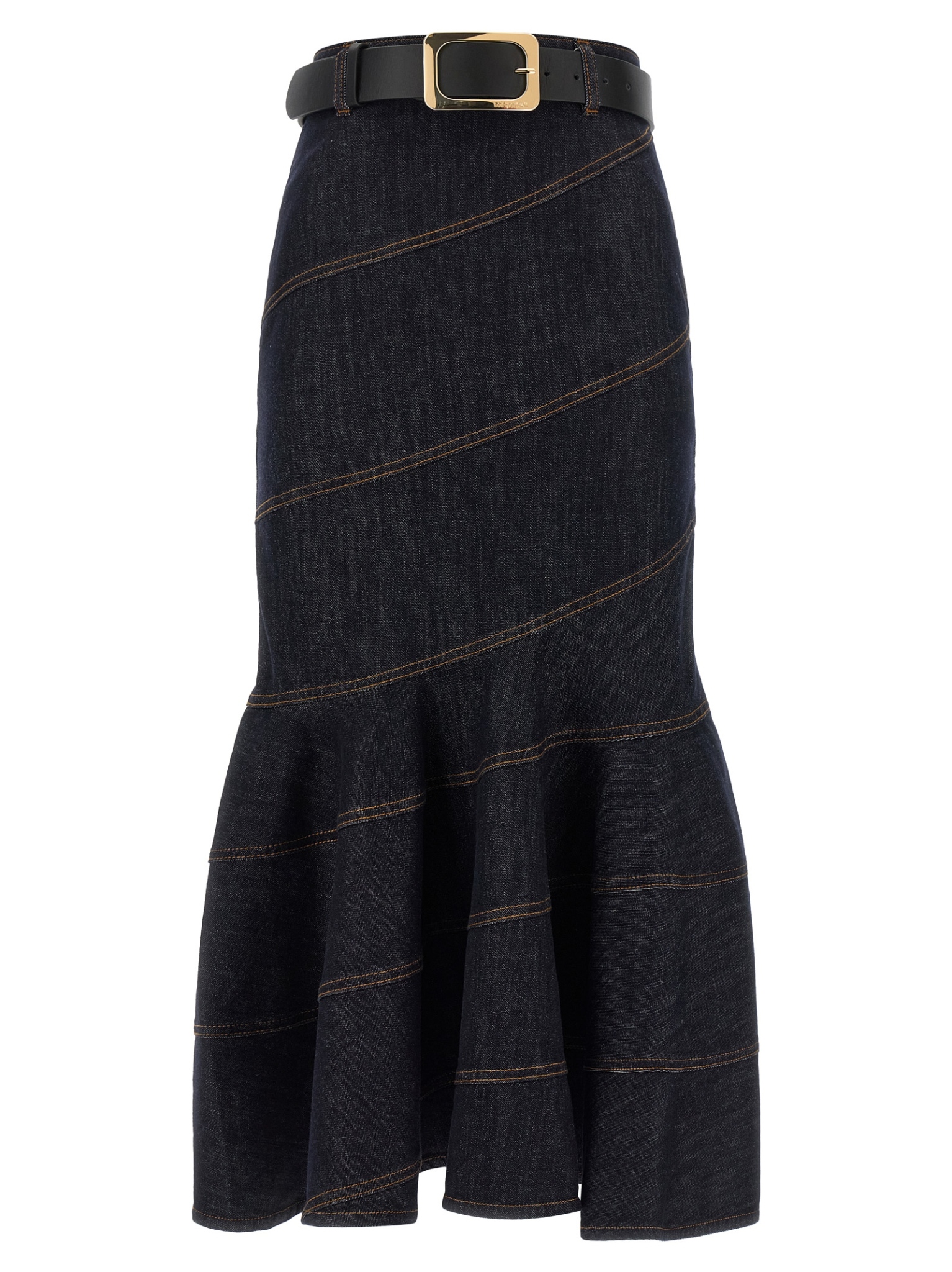 [SELF PORTRAIT] Midi skirt FW26 PF26810MSKBLBLUE