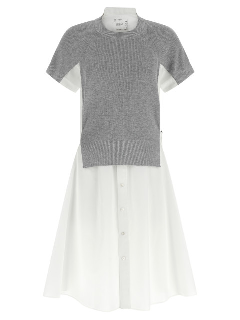 [Sacai] Short sleeve dress SS26 SCW331378