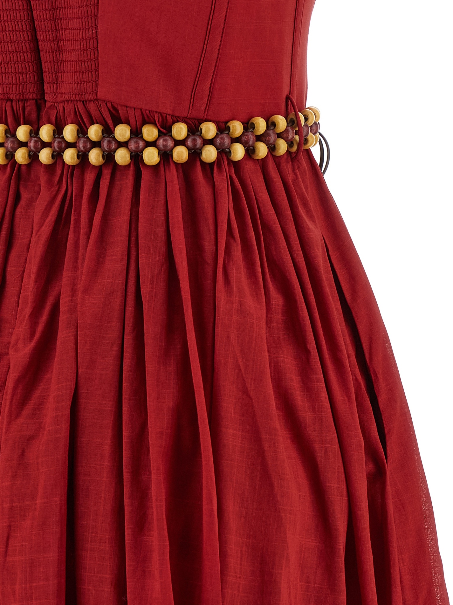 [Zimmermann] Sleeveless dress FW25 4225DSS251REDMULPAI