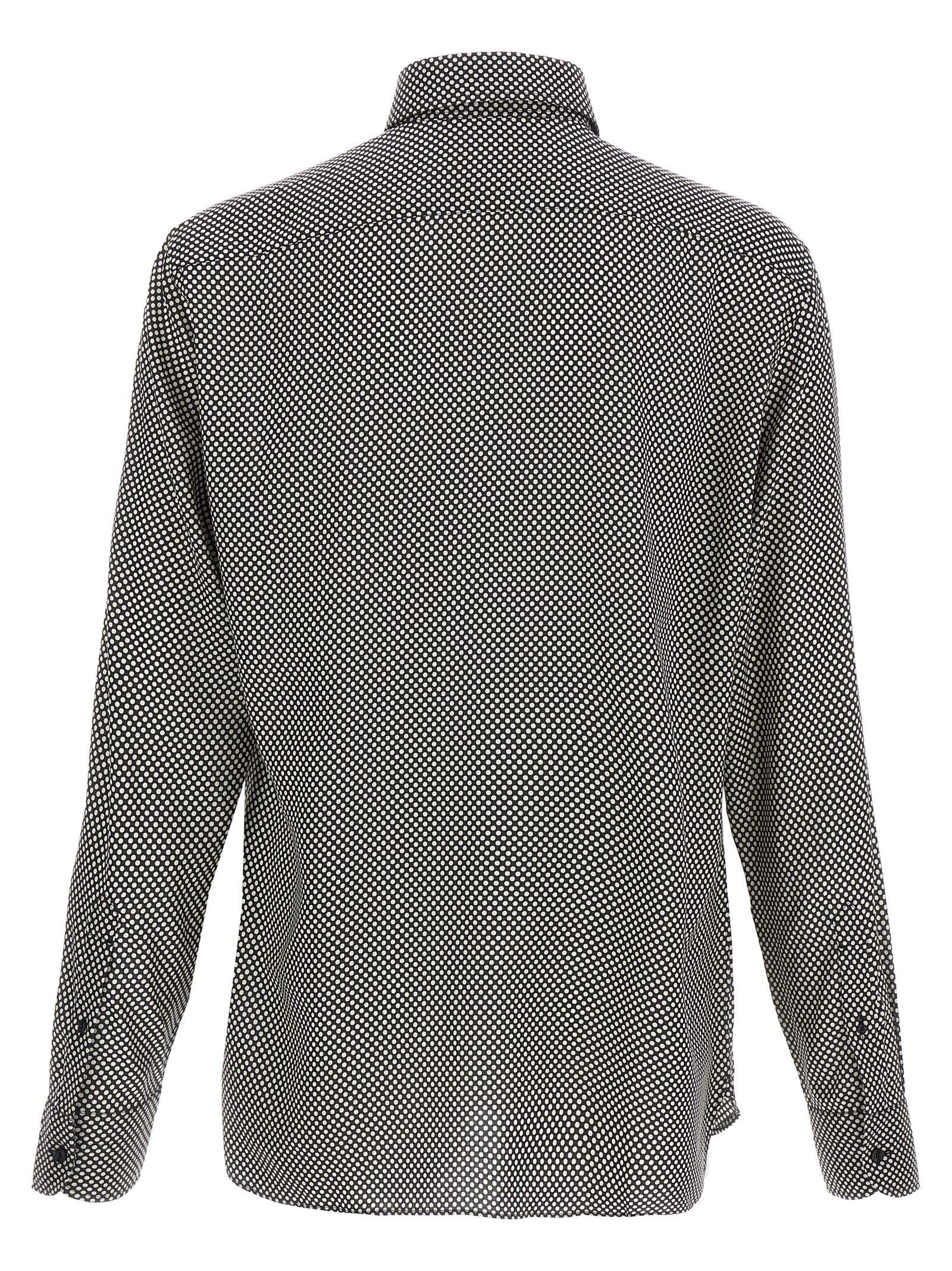 [Tom Ford] Shirts Long Sleeve FW25 HRN001FMT060ZBLEC