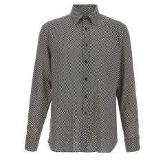 [Tom Ford] Shirts Long Sleeve FW25 HRN001FMT060ZBLEC