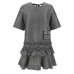 [GANNI] Short sleeve dress FW25 W0464099