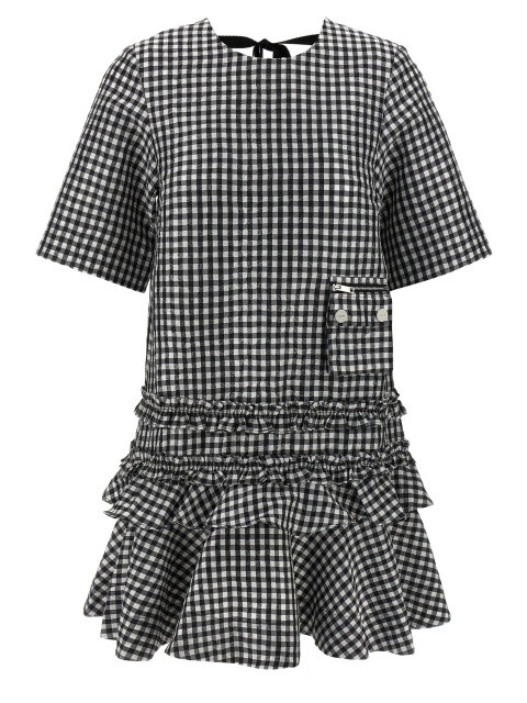 [GANNI] Short sleeve dress FW25 W0464099