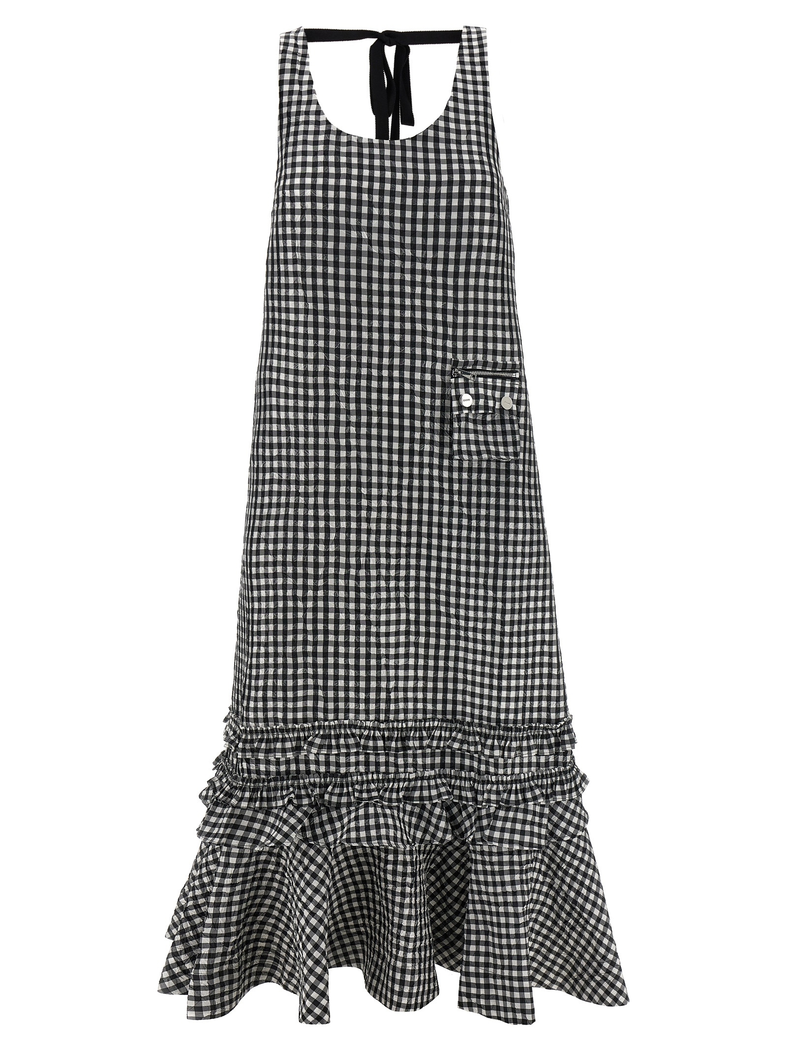 [GANNI] Sleeveless dress FW25 W0463099