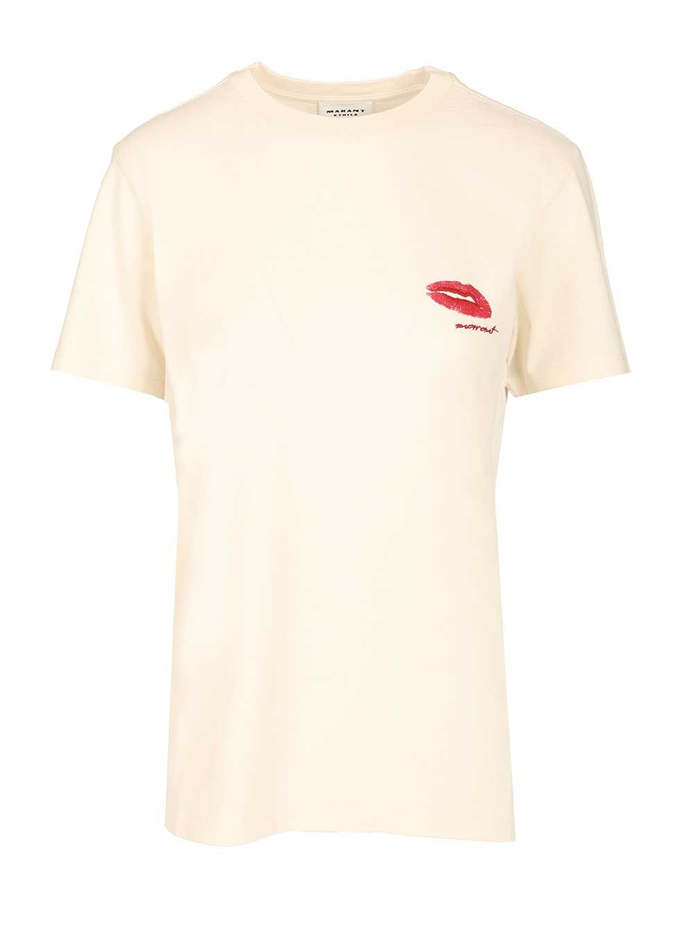 [Marant Etoile] T-shirts Short Sleeve SS26 26PTS0001FA-D1N06E23EC