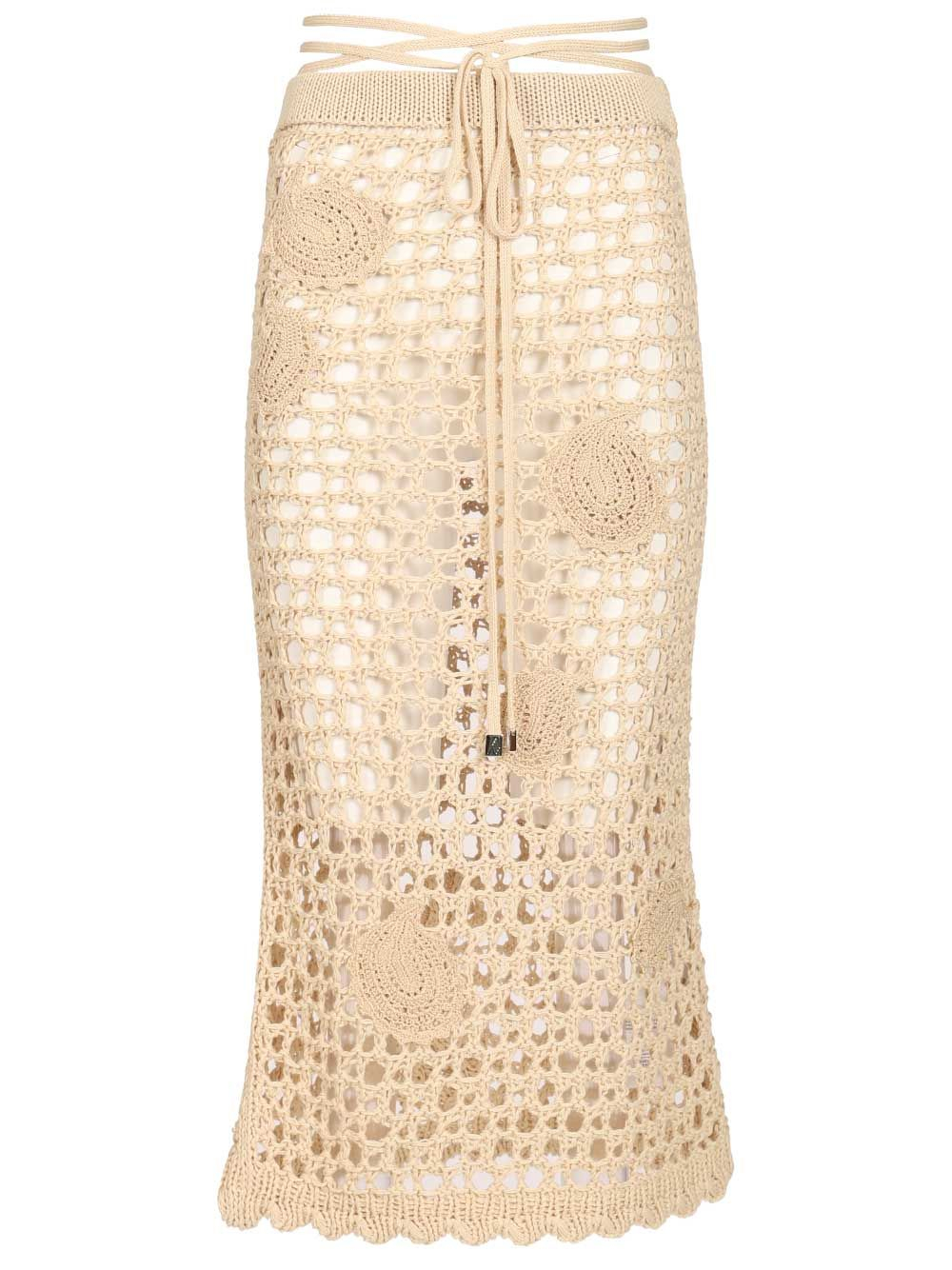 [The Attico] Long skirt CO 260WCS00297KCC006RA060
