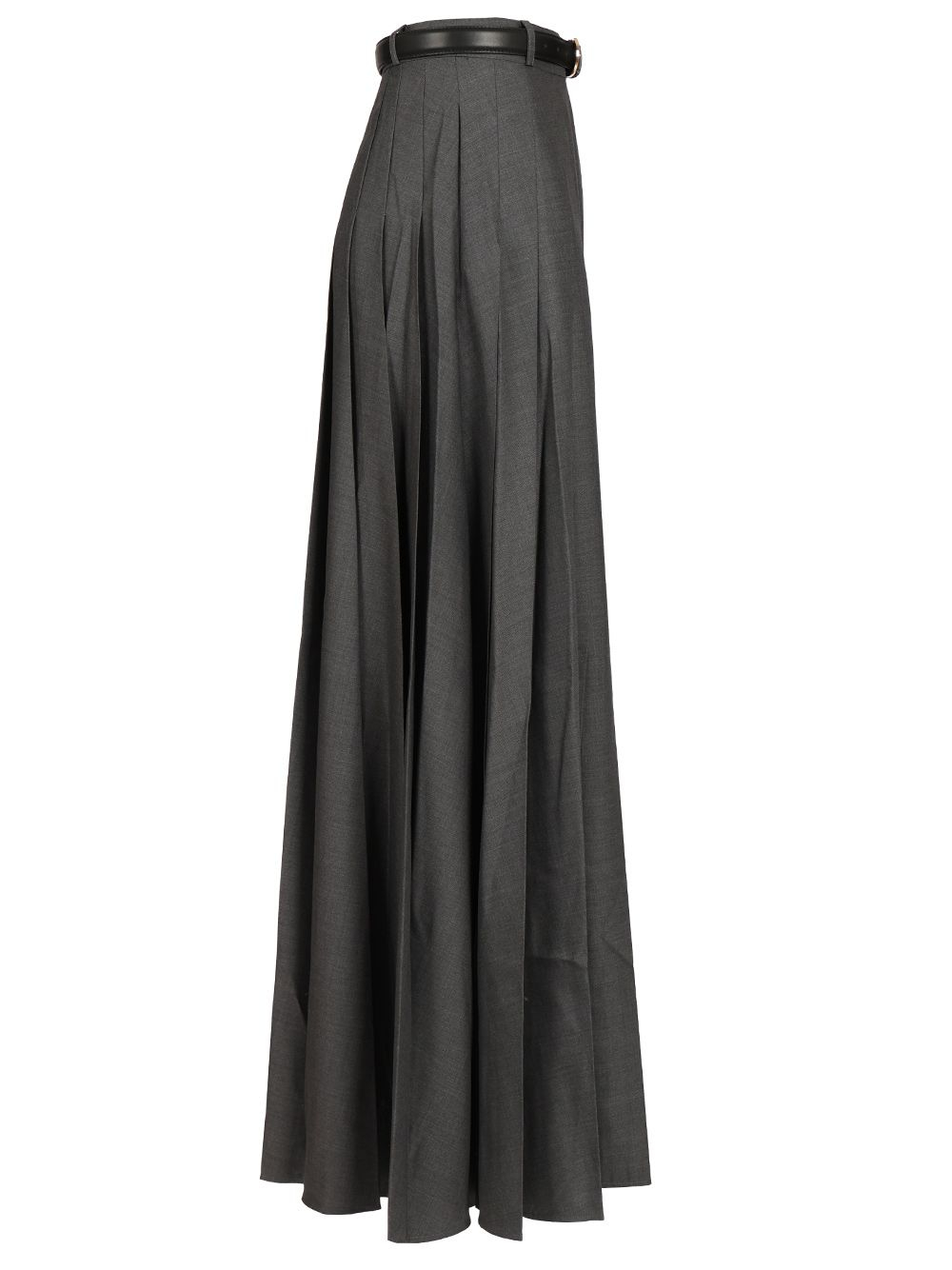 [Self-portrait] Long skirt CO PF26-137XSK-GRGREY
