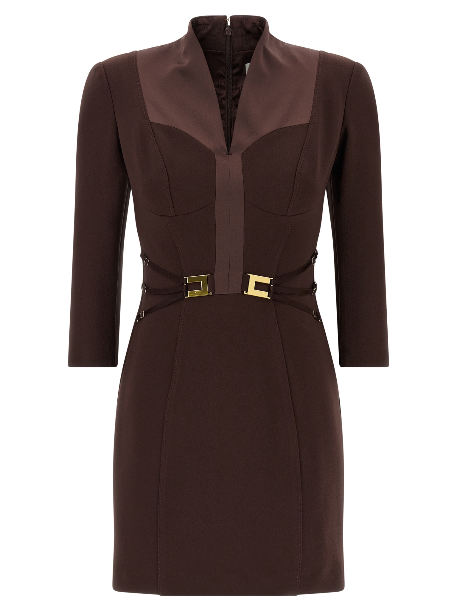 [ELISABETTA FRANCHI] Long sleeve dress SS26 AB86961E2644