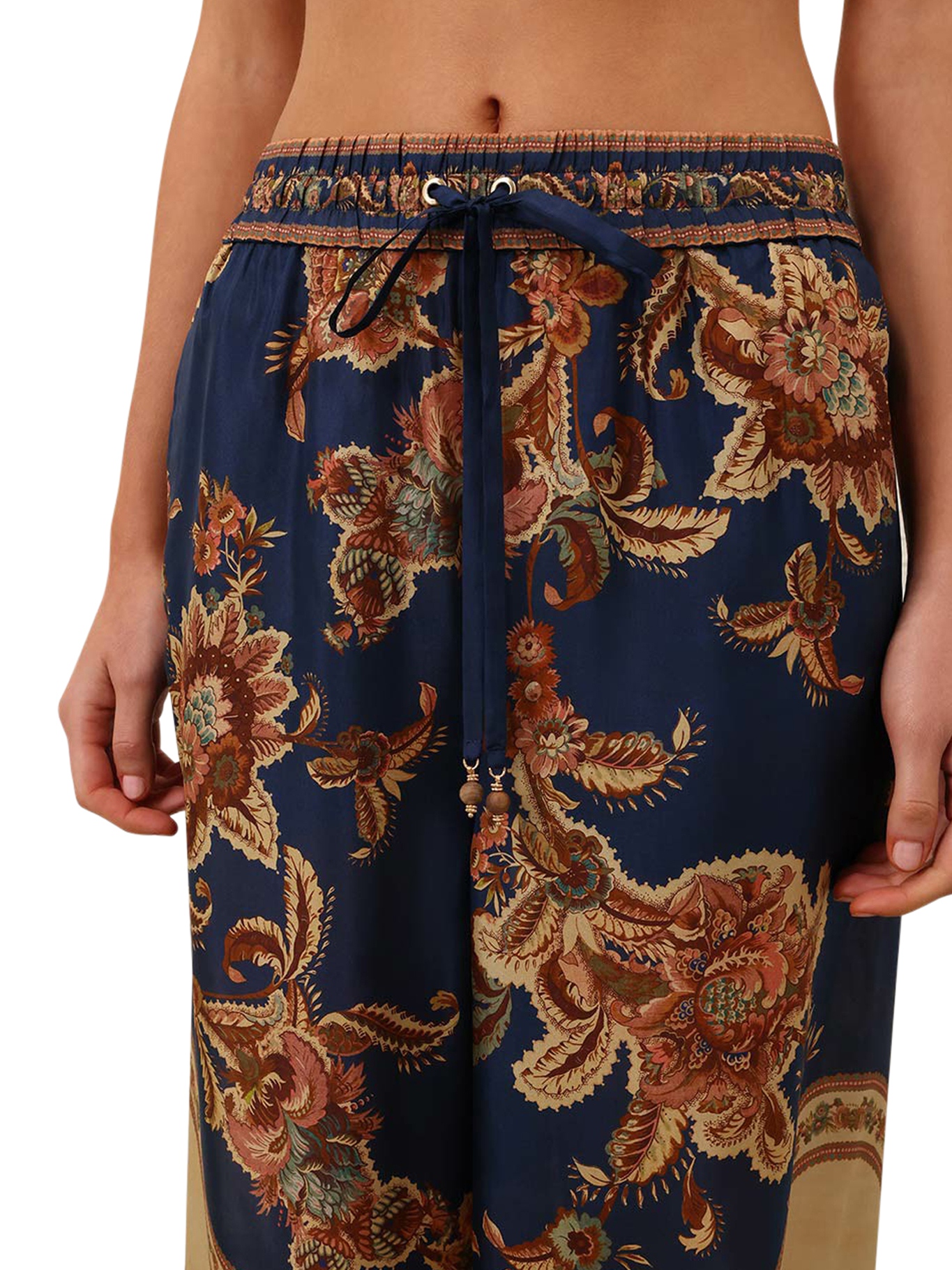 [Zimmermann] Trousers FW26 8279PSS261NJCO NAVY JACOBEAN