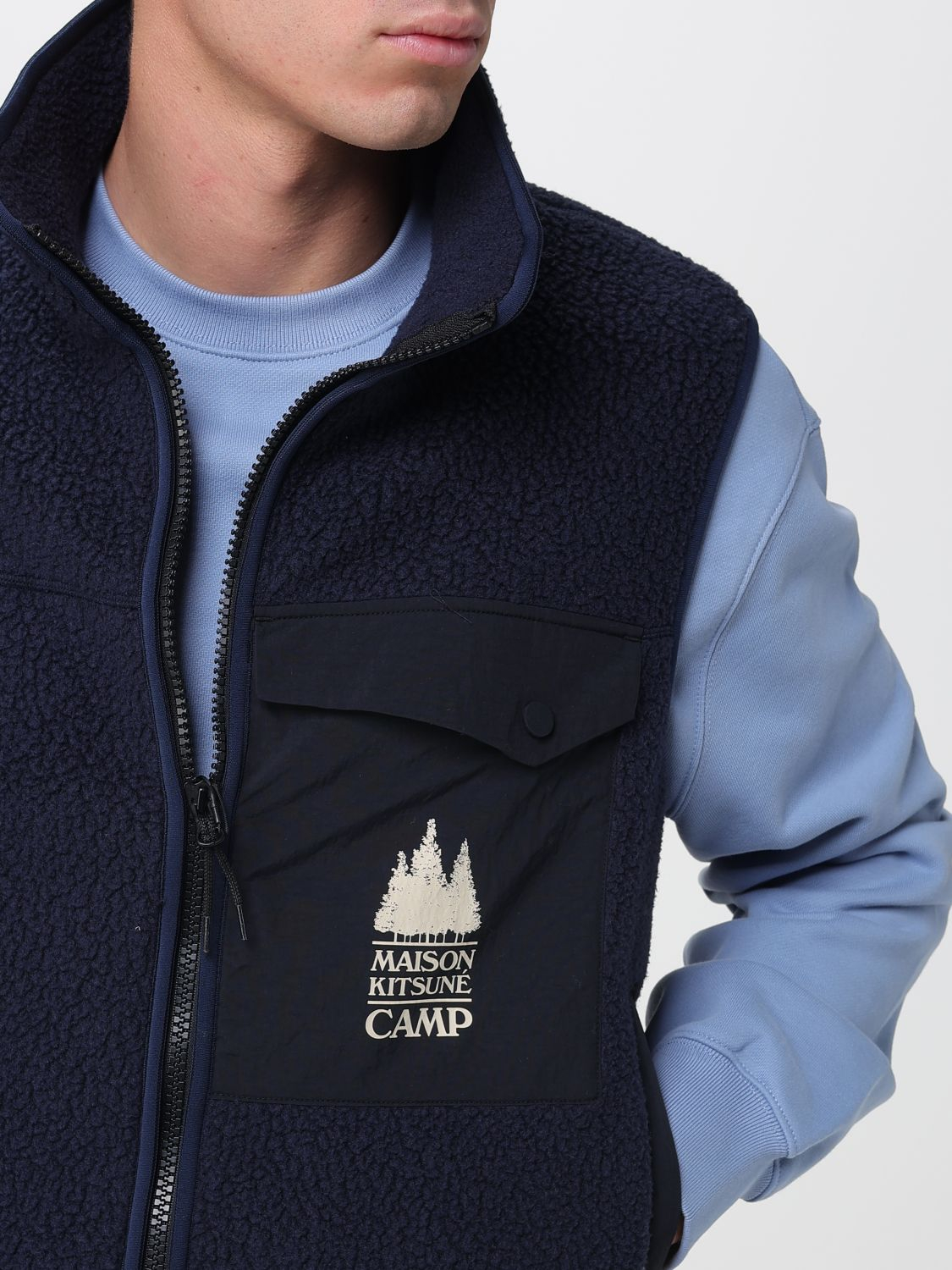 [MAISON KITSUNE] Vest FW25 PM02137WM2031 P480