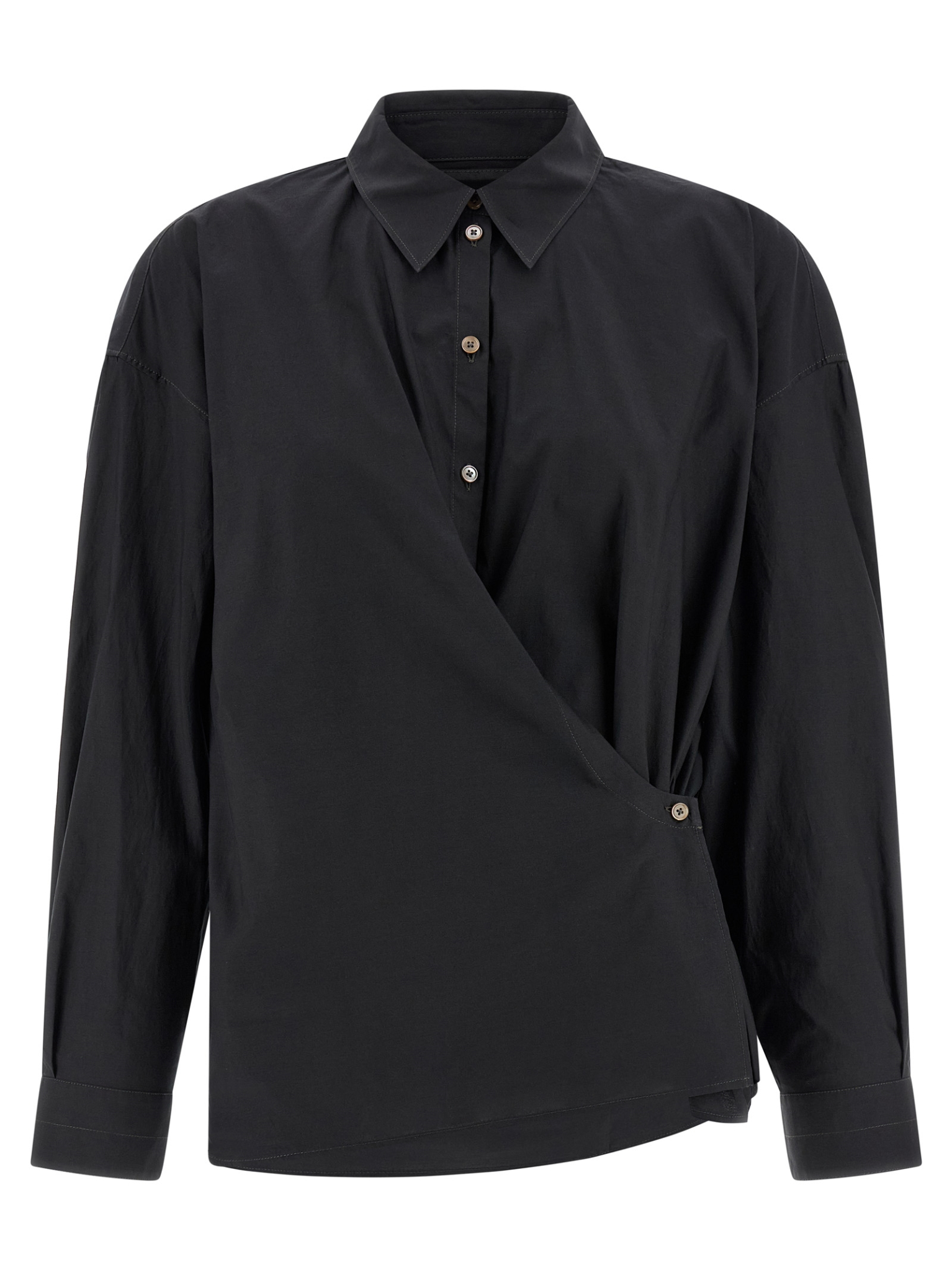 [LEMAIRE] Shirts Long Sleeve SS26 SH1141LF1500BK998